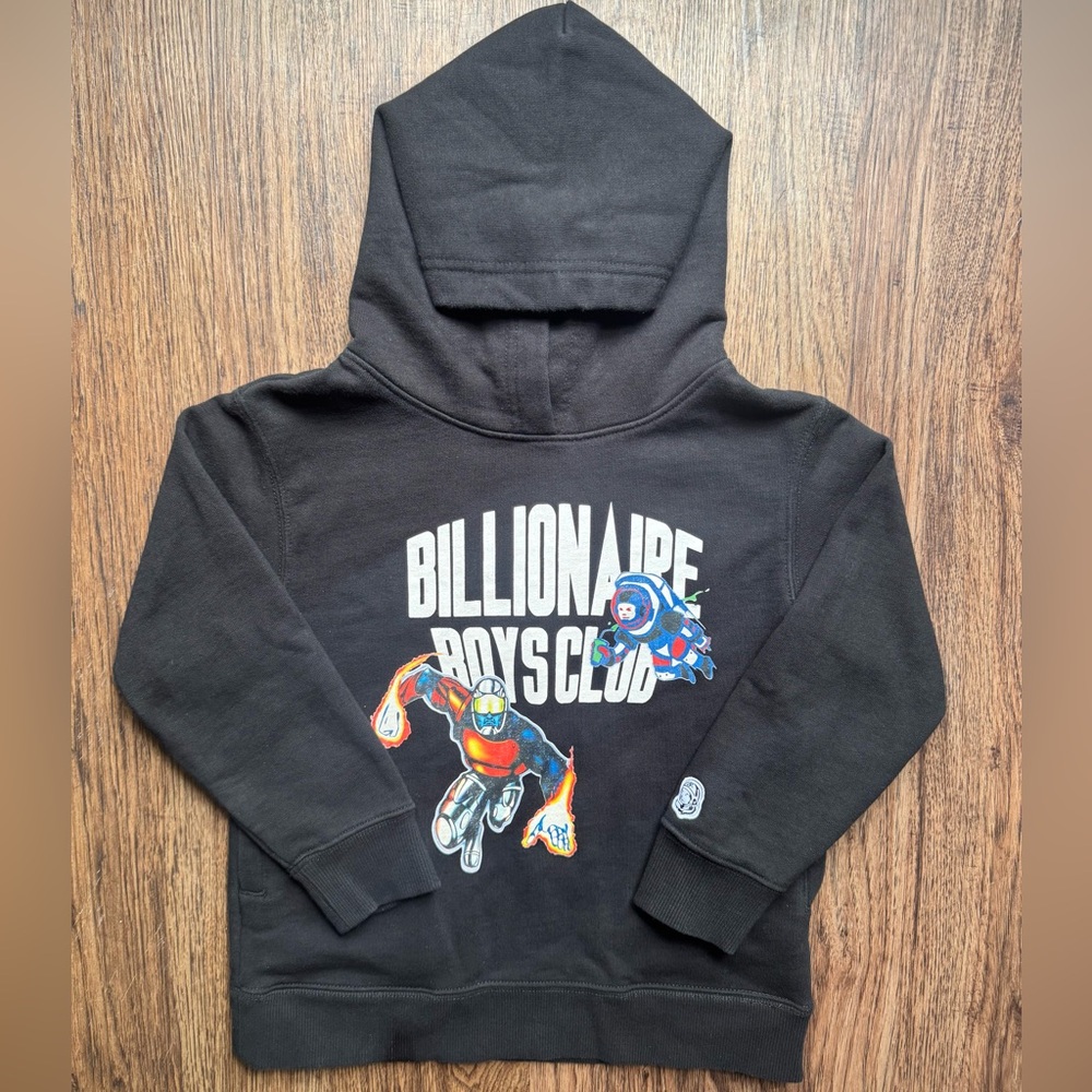 Billionaire Boys Club Black Space Cadet Hoodie Sweatshirt Size 5/6